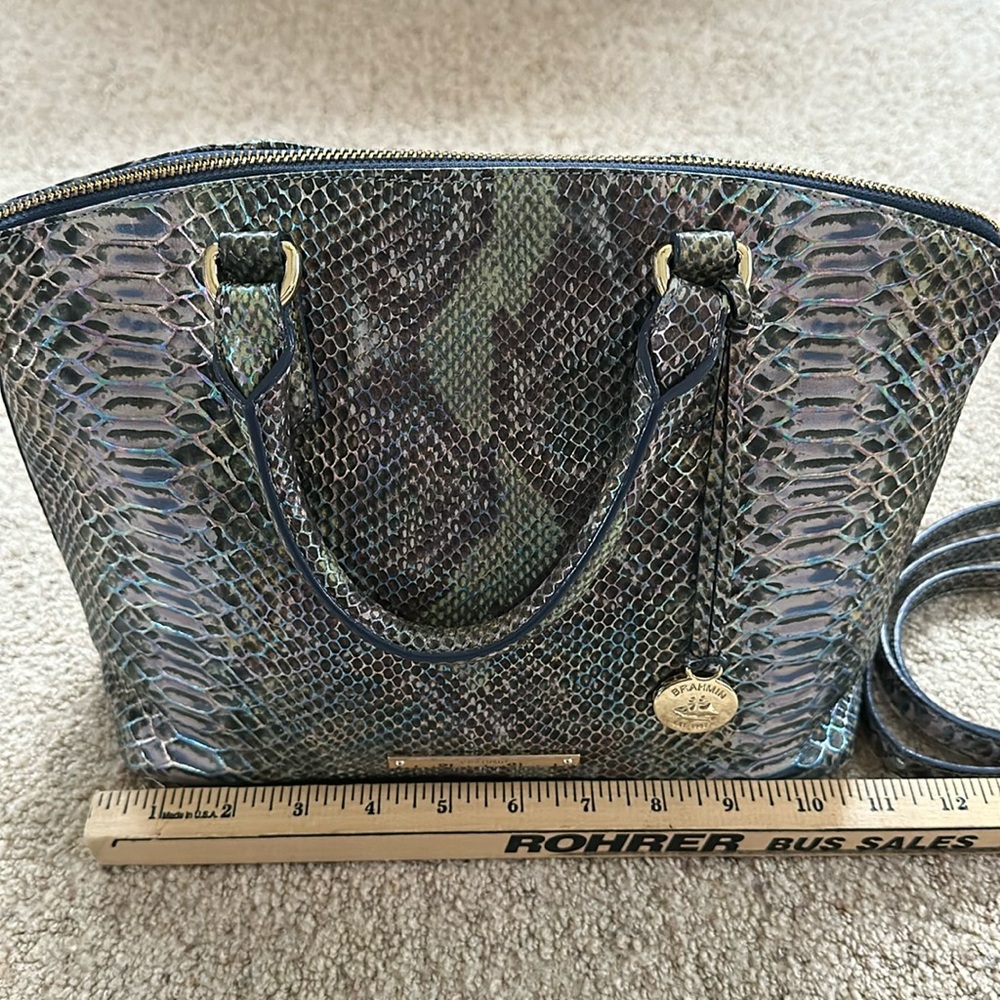 Brahmin Moonstone Seville Duxbury Satchel. Used in excellent condition.